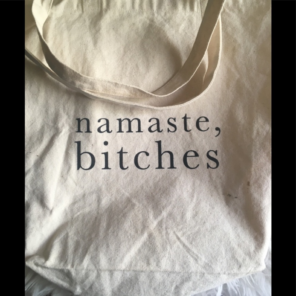 NAMASTE BITCHES TOTE BAG